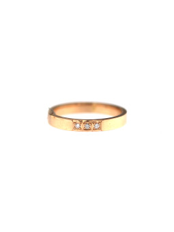 Rose gold ring with...