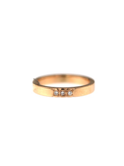 Rose gold ring with...