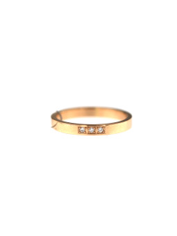 Rose gold ring with...