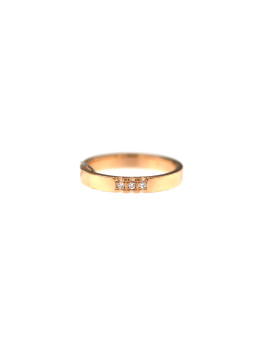 Rose gold ring with...