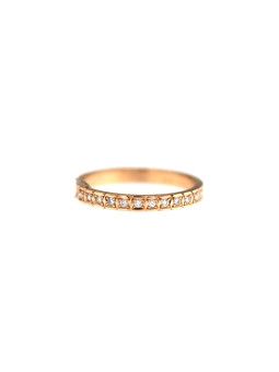 Rose gold ring with...