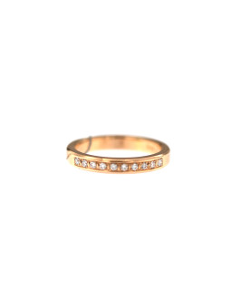 Rose gold ring with...