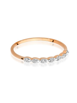 Rose gold ring with...