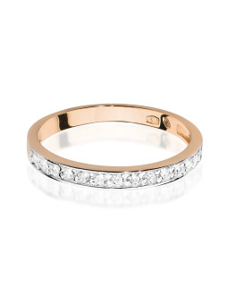 Rose gold ring with...