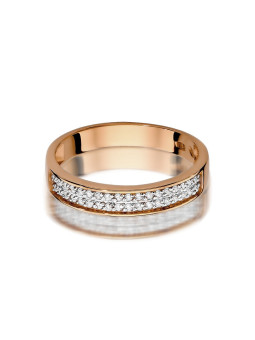 Rose gold ring with...