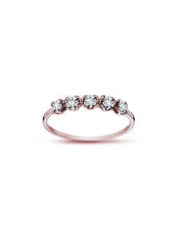 Rose gold ring with...