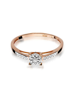 Rose gold engagement ring...