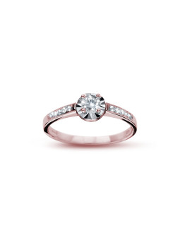 Rose gold engagement ring...