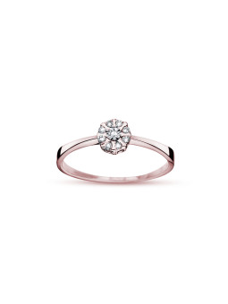 Rose gold engagement ring...