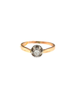 Rose gold ring with diamond...