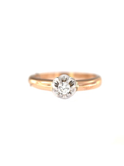 Rose gold ring with diamond...