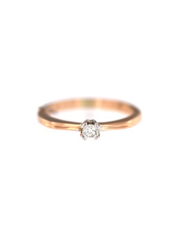 Rose gold engagement ring...