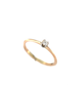 Rose gold engagement ring with diamond DRBR01-51