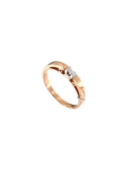 Rose gold ring with diamond...