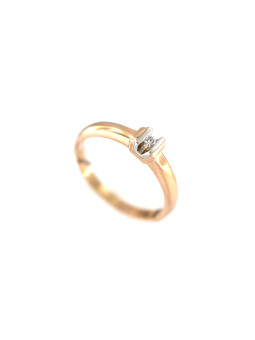 Rose gold ring with diamond...