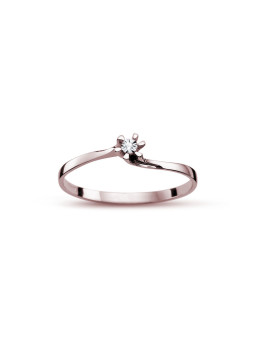 Rose gold ring with diamond...