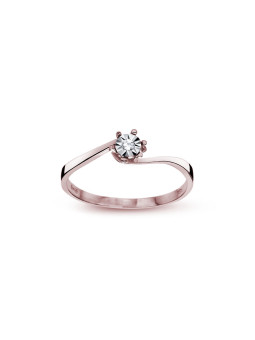 Rose gold ring with diamond DRBR10-31