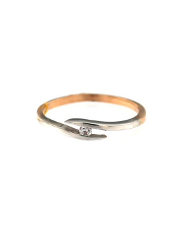 Rose gold ring with diamond DRBR07-05