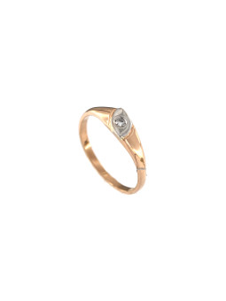 Rose gold ring with...