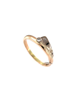 Rose gold ring with...