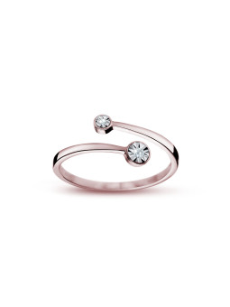Rose gold ring with diamond DRBR16-15