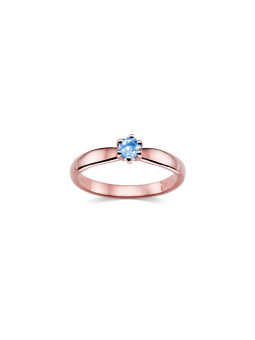 Rose gold ring with...