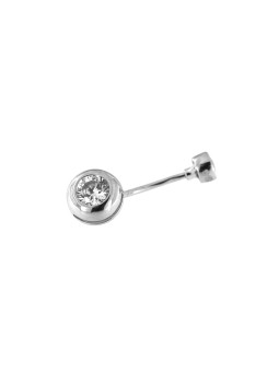 White gold belly ring GB05-03