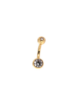 Yellow gold belly ring GG03-04