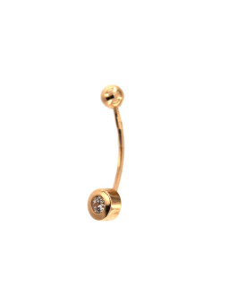 Rose gold belly ring GR03-01