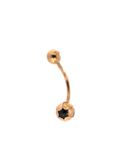 Rose gold belly ring GR14-01