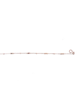 Rose gold anklet EK11-08