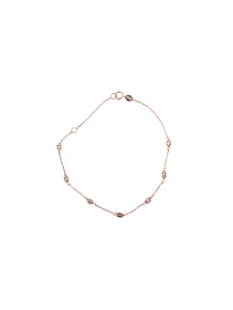 Rose gold anklet EK12-02