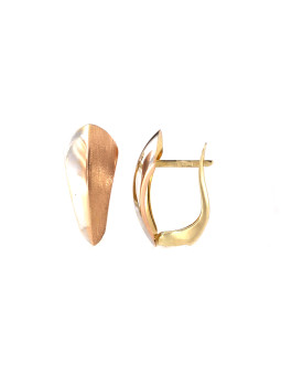 Yellow gold earrings...