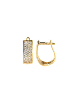 Yellow gold earrings...