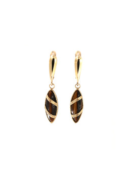 Yellow gold earrings...