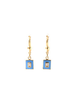 Yellow gold earrings...