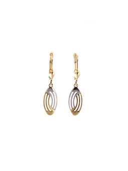 Yellow gold drop earrings...