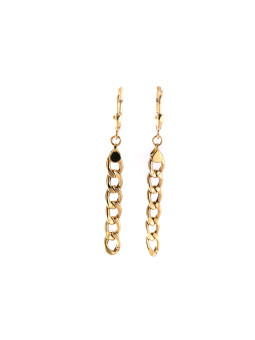 Yellow gold drop earrings...