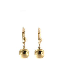 Yellow gold drop earrings...