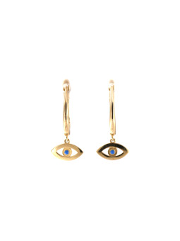 Yellow gold drop earrings...