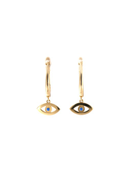 Yellow gold drop earrings...