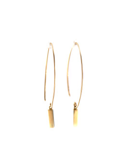 Yellow gold earrings...