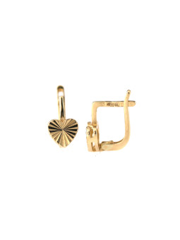 Yellow gold kids earrings...