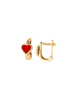 Yellow gold kids earrings...