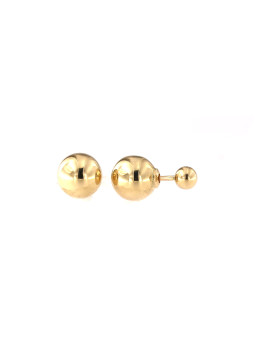 Yellow gold ball stud...