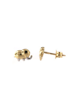 Yellow gold stud an...