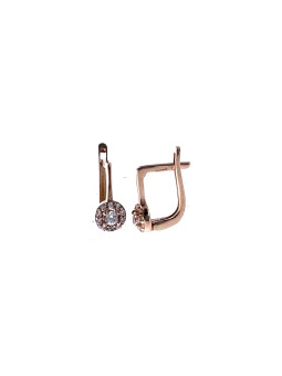 Rose gold zirconia earrings...