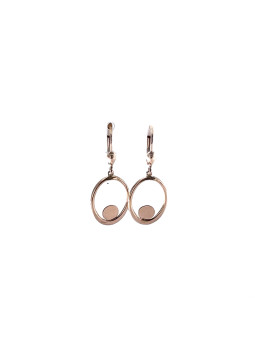 Rose gold drop earrings...