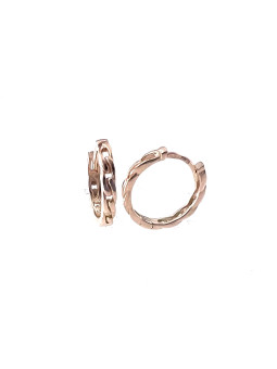 Rose gold earrings BRR01-17-13