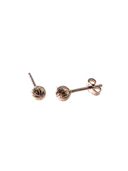 Rose gold ball stud...